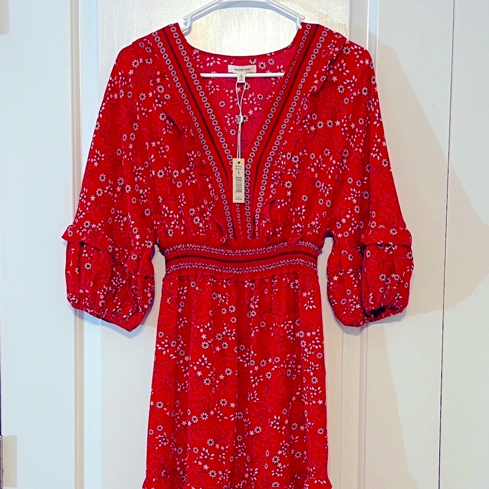 Max Studio Red Dress NWT